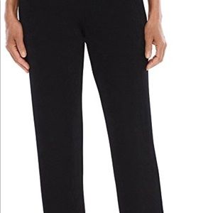 Ellen Tracy Black Pull-On Slacks (Medium)